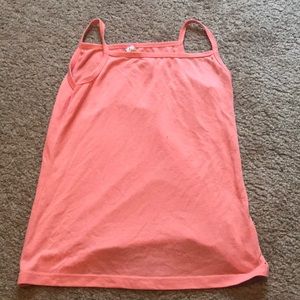 square neck coral camisole